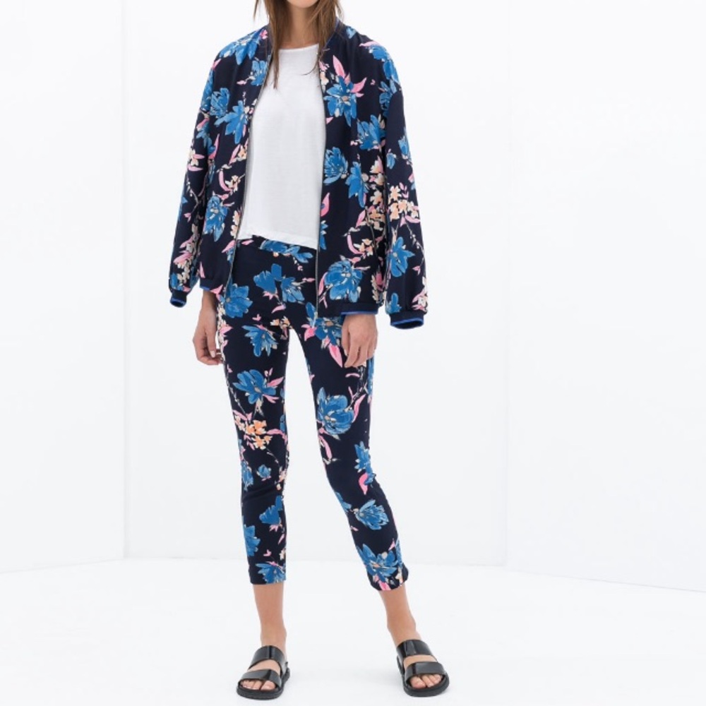 Zara Floral Trousers